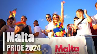 Pride Malta 2024  Valletta 🌈 [upl. by Tobiah350]