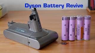 Dyson V12 V11 V10 V9 V8 V7 hoover battery hack DIY revive [upl. by Bertrando845]