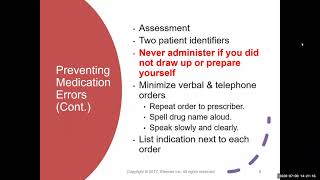 Medication Error Prevention [upl. by Cooper]