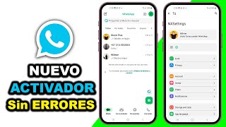 Nuevo WhatsApp Plus para Android Sin Errores  Nuevo ACTIVADOR [upl. by Corbie]