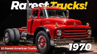 20 RAREST American Old Trucks From The 1970s We Want Back [upl. by Amo362]