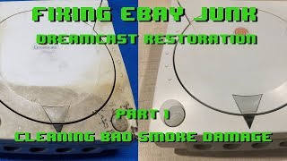 Fixing eBay Junk  Dreamcast Restoration  Part 1  Smoke Damaged Sega Dreamcast [upl. by Piwowar]