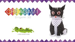 Gatto  Cat  Creagami by CreativaMente [upl. by Layor]