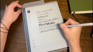 reMarkable 2 Fonts to Use for Better Handwriting [upl. by Baggs]