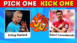 Pick One KICK One and Become the FOOTBALL Master Who’s Your Favorite Player Football Quiz [upl. by Irat]