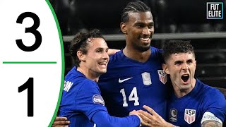 USA vs Jamaica 31 Highlights amp Goals  Nations League Semi Final 2024 [upl. by Joan771]