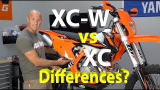 KTM XC vs XCW vs EXC What is the difference [upl. by Noneek]