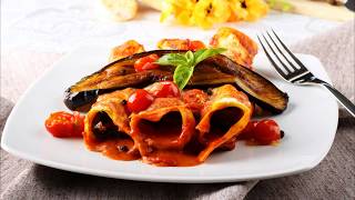 Recette  Cannellonis aux aubergines [upl. by Weinhardt]