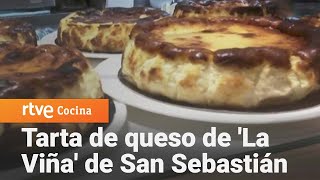 Tarta de queso de La Viña de San Sebastián  Como Sapiens  RTVE Cocina [upl. by Inafit]