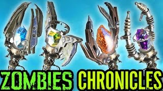 BO3 quotORIGINSquot ALL STAFFS amp UPGRADES GUIDE ICE FIRE WIND amp LIGHTNING UPGRADES Zombie Chronicles [upl. by Borras]