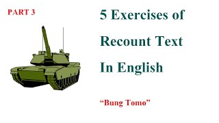 5 Exercises of Recount Text in English Part 3  Reading Exercise in English [upl. by Anais]