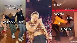 Elmo Chugs Along Like A Train TikTok Dance Compilation [upl. by Jagir]