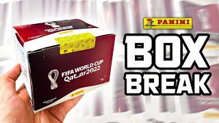 NEW Panini WORLD CUP 2022 Sticker Collection  BOX BREAK 100 Packs [upl. by Alesandrini485]