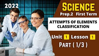 SCIENCE  Prep2  Attempts of elements Classification 1  Unit 1  Lesson 1 [upl. by Cummins]