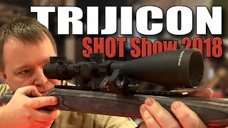 New Trijicon Accupoint 416x50 scope for hunters and shooters  Shot Show 2018 [upl. by Einnol]