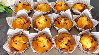 Je Cherchais Cette Recette de Muffins Depuis Longtemps Muffins très Moelleux et très Savoureux 🤤 [upl. by Ahtelra]