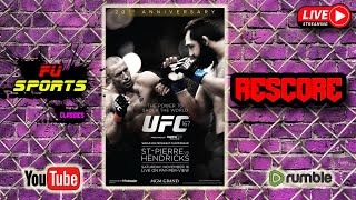 gsp vs johny hendricks rescored [upl. by Ammej293]