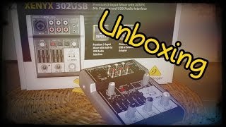 Unboxing Behringer Xenyx 302 USB GermanHD [upl. by Mloc]