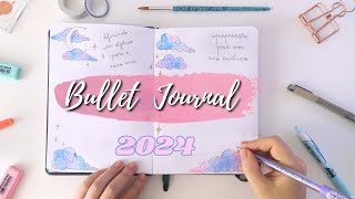 Preparando Meu Bullet Journal 2024 [upl. by Ynohta]