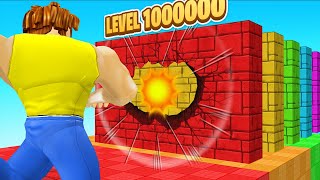 PUNCH Through WALLS Simulator Roblox [upl. by Hinch]