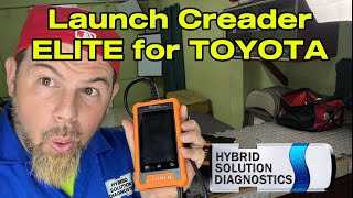 Launch Creader Elite T is the prefect Scantool for Toyota DIY users [upl. by Aitak]