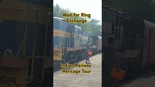 Scenic Small Railway Station Small Train Through Gir Forest narrowgauge train tour travel love [upl. by Enamart]