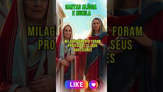 ✝️As Irmãs Mártires Alódia e Nunilo shorts [upl. by Riek]