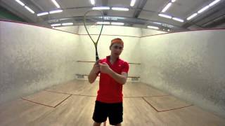 Squash Tips 1  The Grip How to hold the racket [upl. by Oivat]