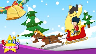 Jingle Bells  Christmas Song for kids  with Lyrics [upl. by Rafaela]