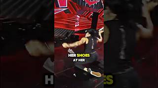 Why Is Rhea Ripley LOVES THROWING Shoes 😂 [upl. by Durrej]