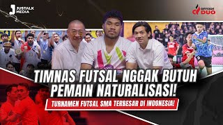 OFFSIDE DUO 198  TIMNAS FUTSAL NGGAK BUTUH NATURALISASI TURNAMEN FUTSAL SMA TERBESAR DI INDONESIA [upl. by Ydnahs820]