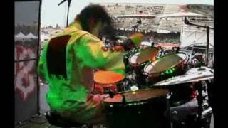 Joey Jordison Drumming Backstage camera [upl. by Mazur367]