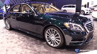 2017 Mercedes Benz S Class S 550 Sedan  Exterior and Interior Walkaround  2017 Chicago Auto Show [upl. by Allemaj126]