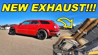 Putting the ULTIMATE Exhaust On My ULTIMATE SLEEPER HELLCAT WAGON [upl. by Yettie]