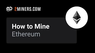 How to Mine Ethereum  ETH Mining Pool Setup [upl. by Eirehc]