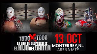 Hijo del Santo amp Santo jr vs Dr Wagner Jr amp Silver King jr  Gira de Despedida del Hijo del Santo [upl. by Ancell]