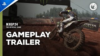 MXGP 24 The Official Game  Gameplay Trailer  PS5 Games [upl. by Rehtae]