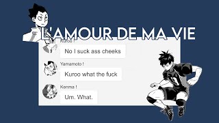 🫐 L’amour de ma vie  Kagdachi lore  PLEASE READ DESC💙  Haikyuuhq texts [upl. by Warchaw]