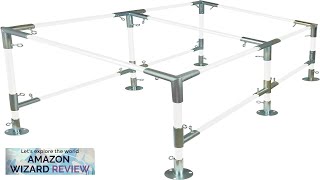 10 x 20 Slope Leanto Canopy Fittings Kits DIY Metal Carport Frame Review [upl. by Neelahtak449]