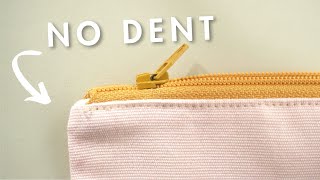 Easy Zippered Pouch with Lining BeginnerFriendly Tutorial [upl. by Chico]