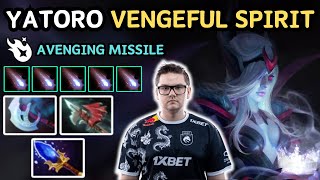 🔥 736 VENGEFUL SPIRIT Avenging Missile Safelane Highlights 🔥 YATORO  Dota 2 [upl. by Nyrehtak]