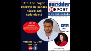 The Washington Outsider Report EP162  Hillel de Almeida [upl. by Kamat]