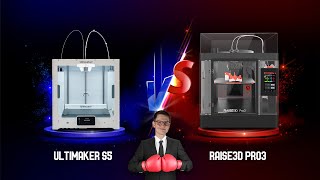 Ultimaker doesnt stand a chance Raise3D Pro 3 Series compared to Ultimaker S5 [upl. by Anitap413]