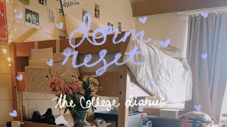 Clean my dorm room with me  the college diaries [upl. by Tomi140]