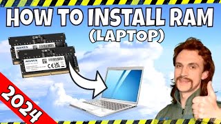 How to Install RAM in Your Laptop  RAM Upgrade Tutorial For Laptops  Everything Explained 2024 [upl. by Kimber352]