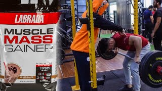 MASS GAINER review  Advanced level back training tips [upl. by Ellicec]