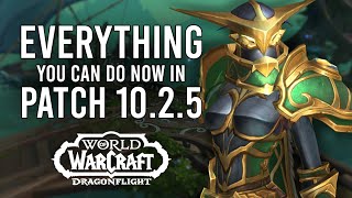 EVERYTHING You Can Do NOW In Patch 1025 New Features World Dragonriding Class Changes And More [upl. by Wade]