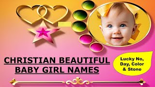 Beautiful Names for Girls  Christian Baby Girl Names  Biblical Girl Names  Beautiful Girl Names [upl. by Airamat]