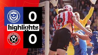 Portsmouth 00 Sheffield United  EFL Championship highlights [upl. by Berriman]