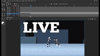 🔴 LIVE ANIMATING  Kakashi Vs Obito [upl. by Yllac724]